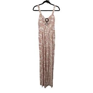 Intermix Jumpsuit Tricia wide leg pink size 00